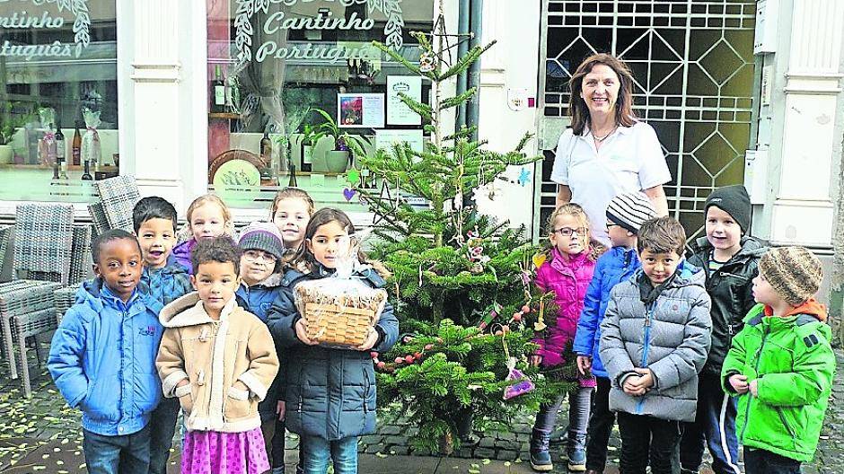  Kinder aus dem Kindergarten „Am Wasserturm“ waren erstmals dabei. 