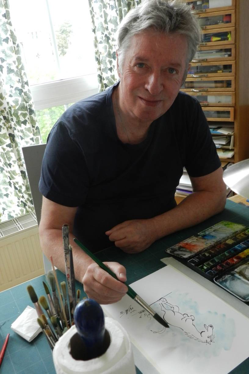  Der beliebte Karikaturist Wilfried Küfen. 