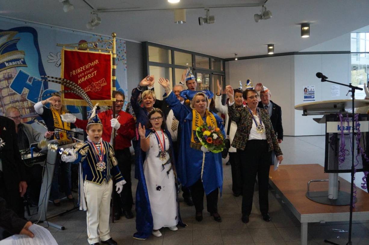  Zum ersten Mal seit 18 Jahren hat Kaarst mit Julina I. Kempis und Lukas I. Becker wieder ein Kinderprinzenpaar 