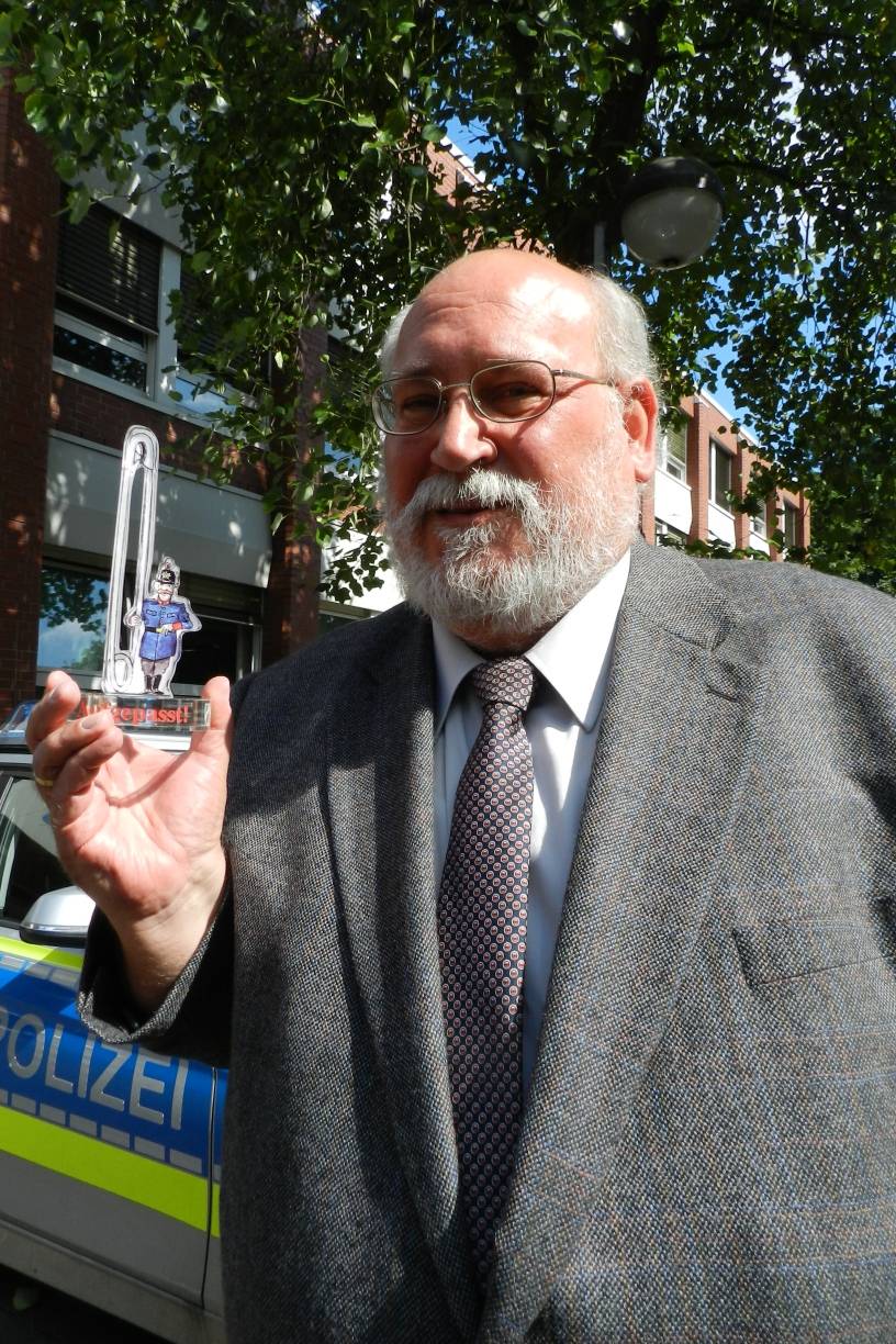  Der „Held des Alltags“ Peter Jung. 