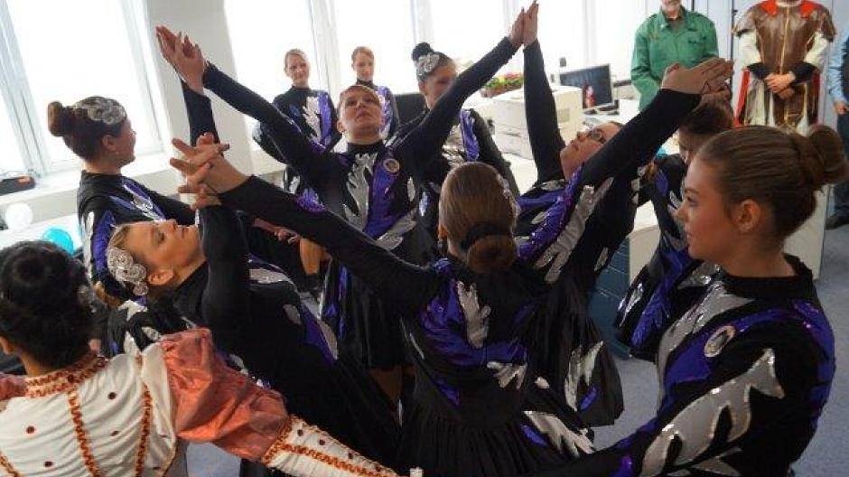 Riesenparty in der Stadt-Kurier-Redaktion