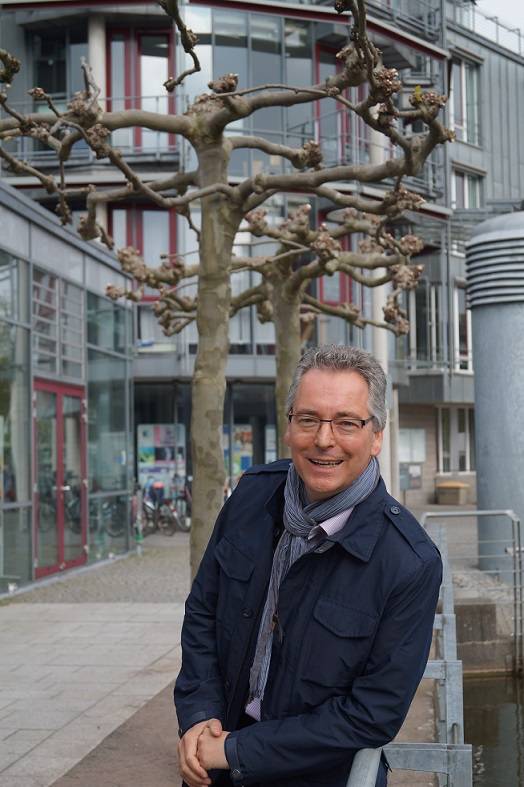 Wahlkampfauftakt in Kaarst: Hans-Christian Markert legt los
