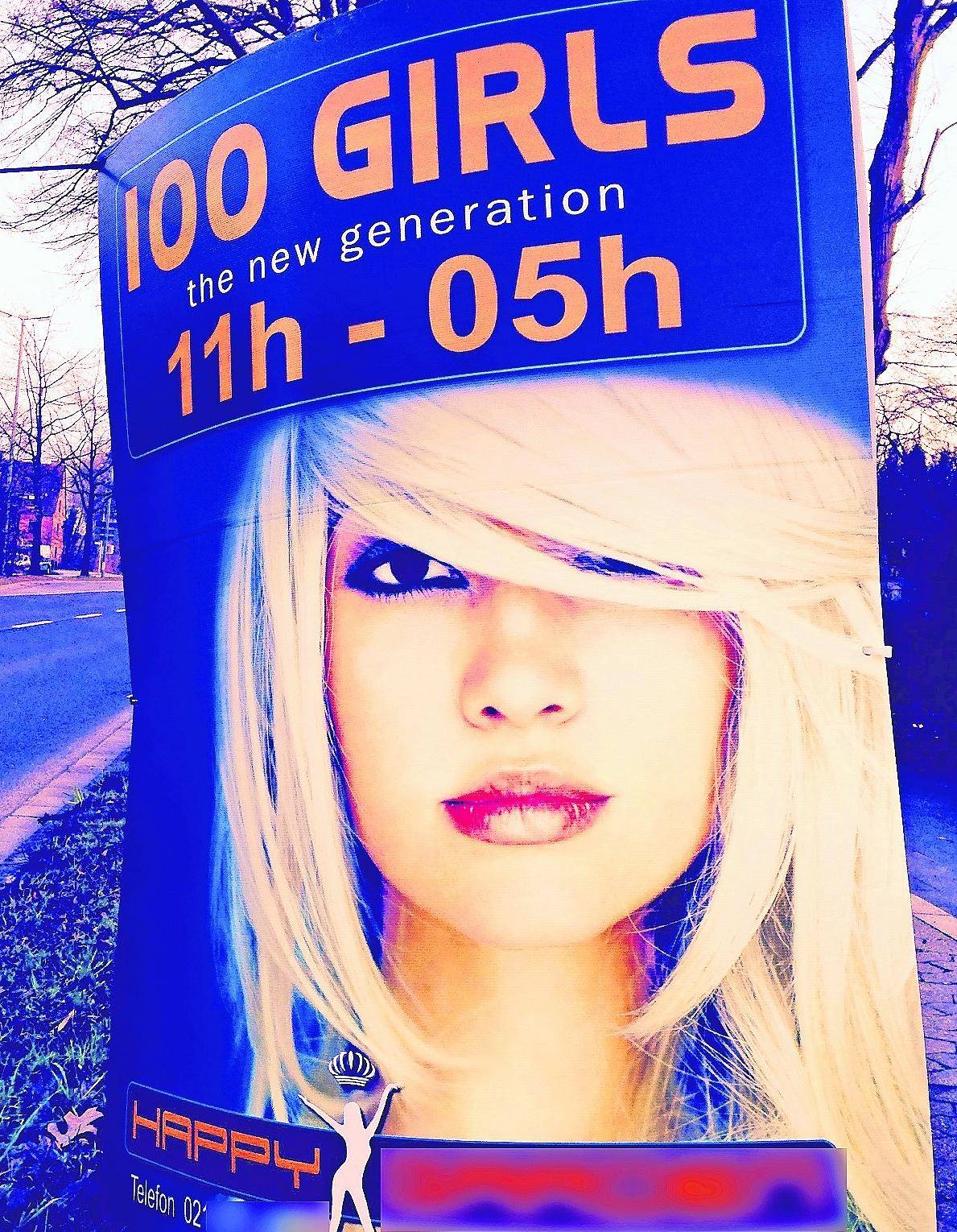  Hunderte Plakate von Großbordellen, in denen junge Mädchen „motiviert“ werden, mit den Freiern „Girlfriendsex“ (Zungenküsse, Oralverkehr ohne Kondom) zu praktizieren, sind an den Hauptverkehrsadern in Neuss zu sehen. Die CDU-regierte Stadtverwaltung scheint dies erneut zu dulden. Wichtige Beamte sind abgetaucht. 