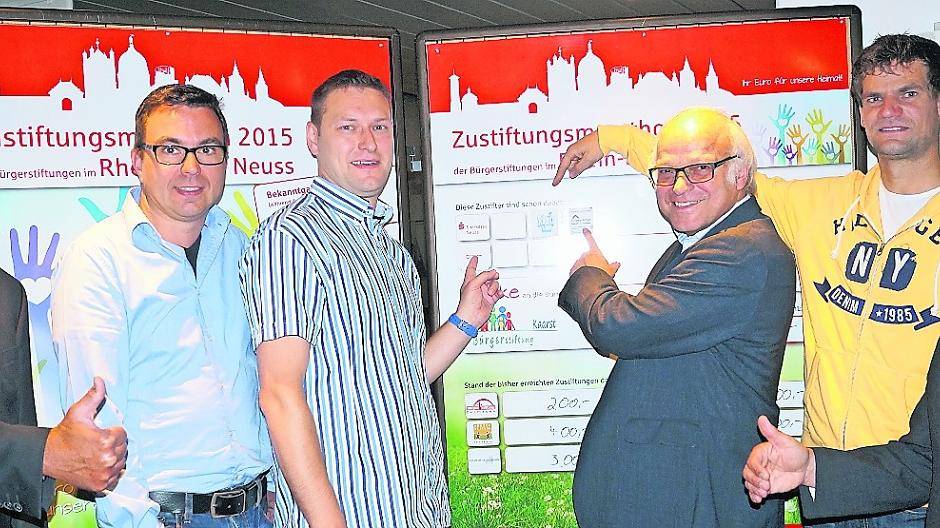 Echt spitze: Kaarster Unternehmer sprinten in den Zustiftungsmarathon