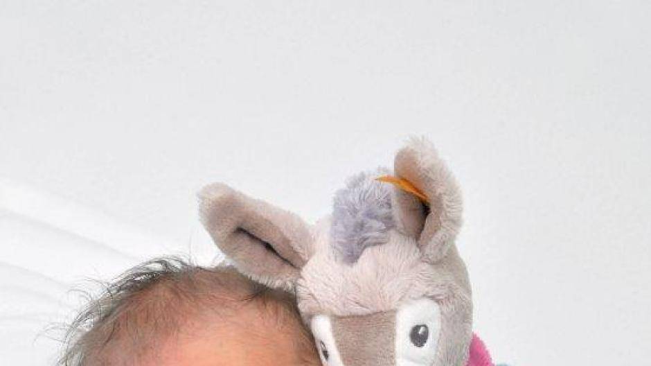 Johannes kuschelt mit seinem...