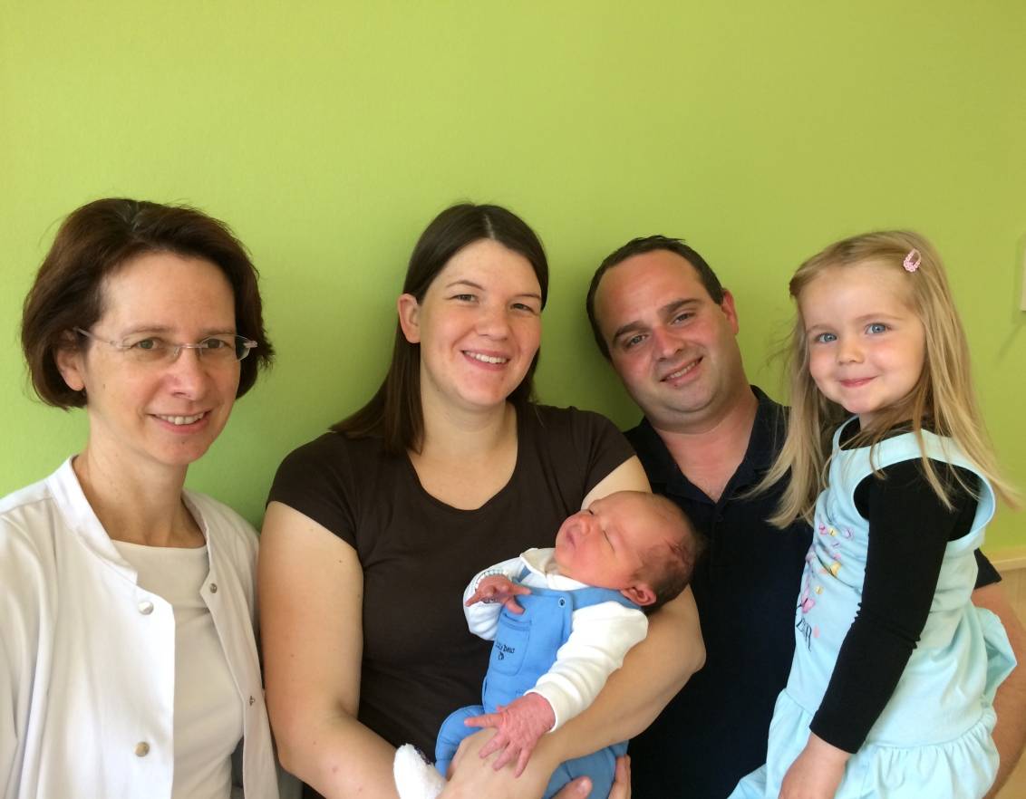 Familie Wichmann freut sich über Baby...