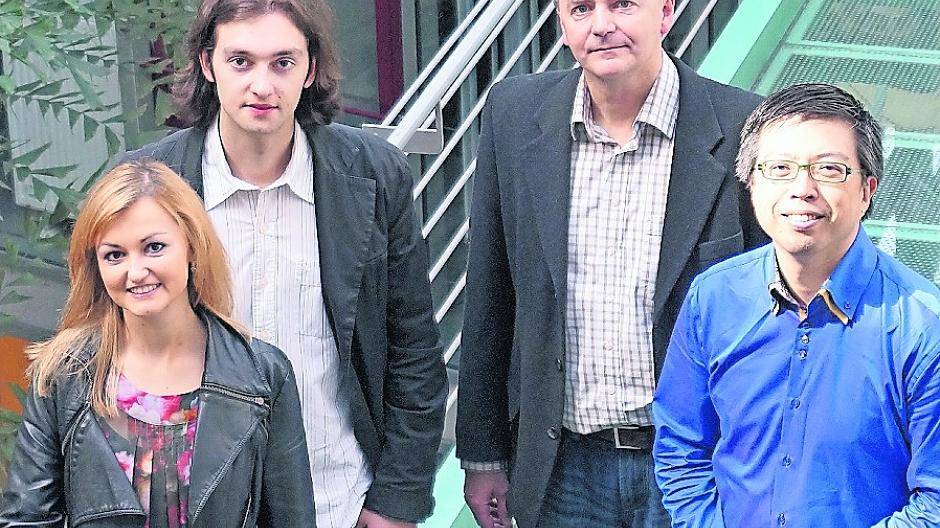  Ekaterina und Alexander Kolodochka, Friedemann Klaiber und Kazuyuki Ogimoto spielen in Kaarst. 