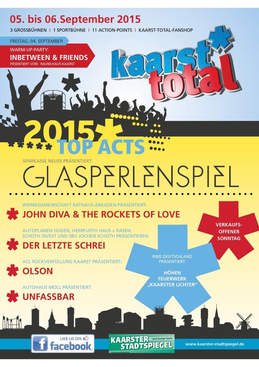 Kaarst Total - alles rund ums Stadtfest