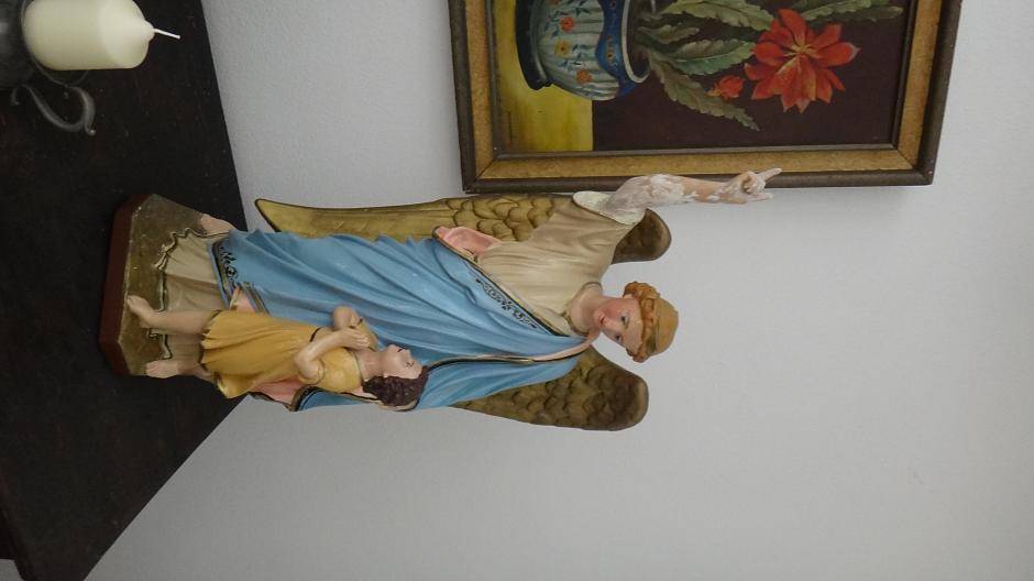 Ein imposanter Schutzengel aus der Dauerausstellung des...