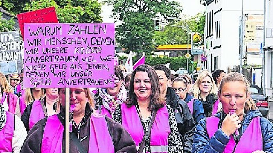  Auch in Kaarst wurde protestiert. 