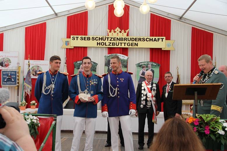 Ein schmuckes Trio (v.l.): Jan Kosterlitzky, Lars Gerstner und Danny Schulz. 