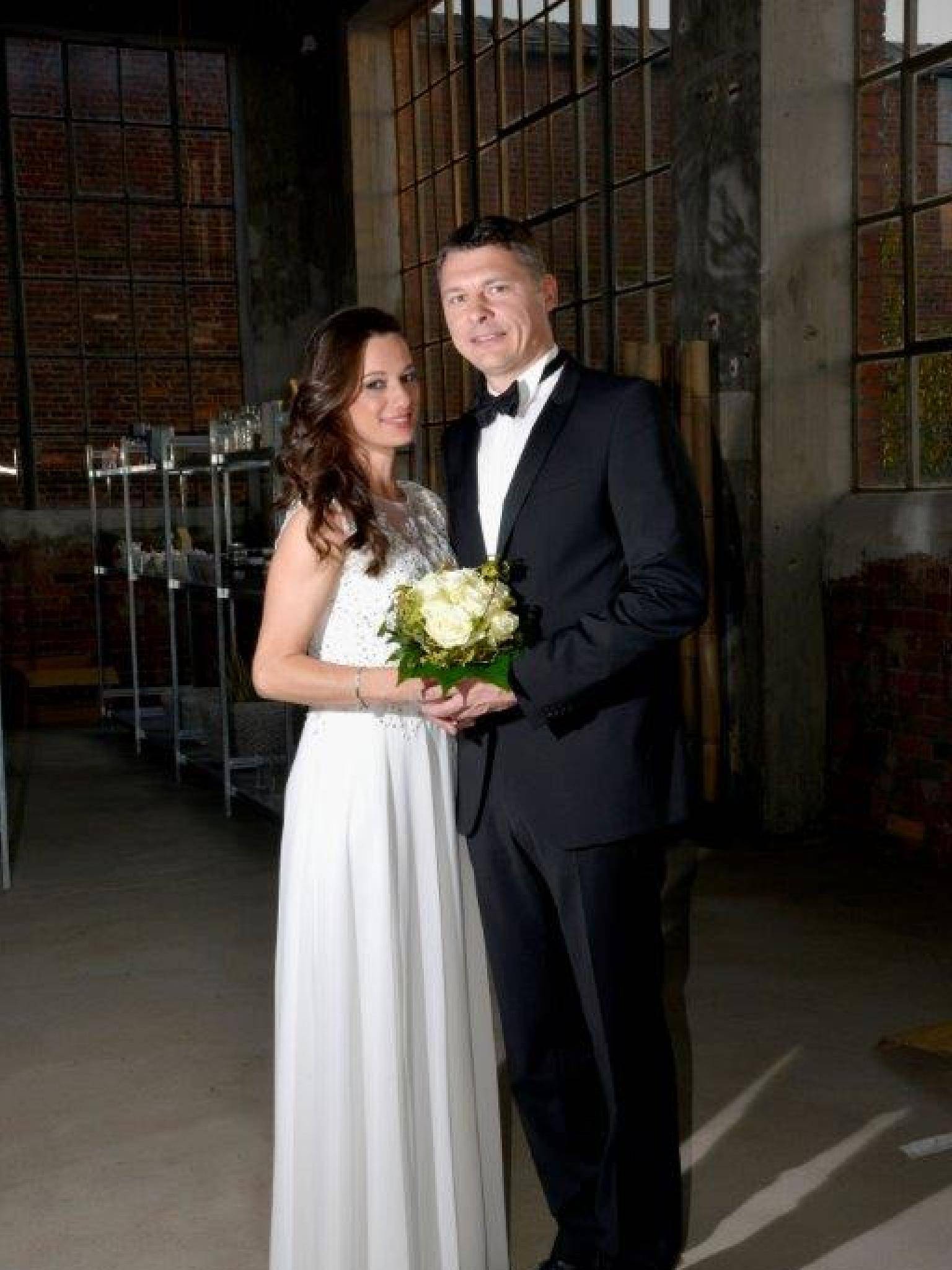 Traumhaft schön: das Brautpaar Florence und Dr. Jörg...