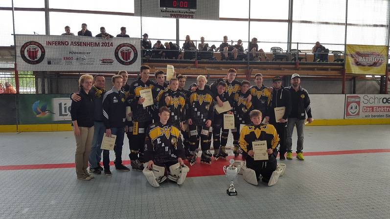  Auch die Jugend der Eagles holte den Titel des Deutschen Meisters nach Kaarst. 