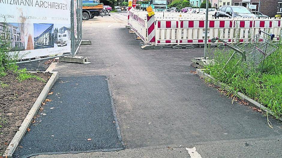 Weg 50 Zentimeter zu eng gebaut: Jetzt wurde der Fehler behoben