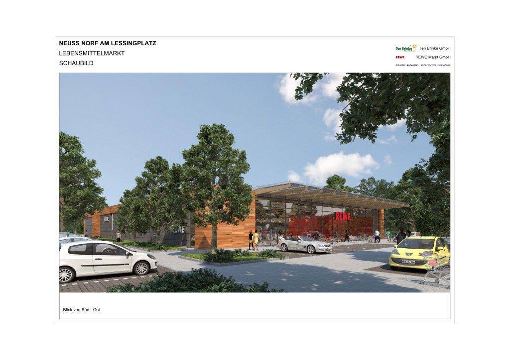 Bau am Supermarkt-Lessingplatz wird fortgesetzt