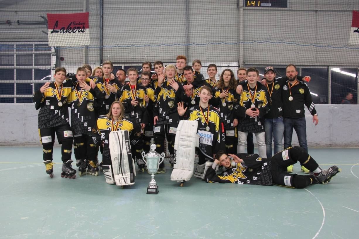 Crash Eagles nicht zu schlagen: Die U16-Mannschaft ist deutscher Meister