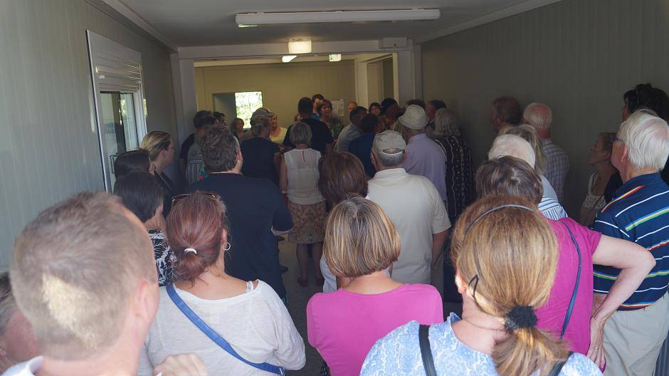 Über 200 Bürger besuchten beim Tag der offenen Tür das Wohnheim in...