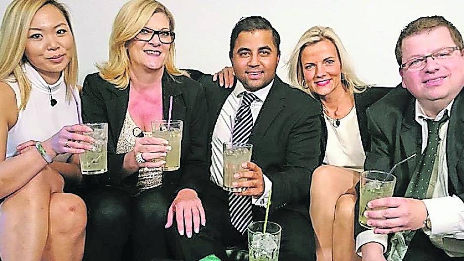  Von links: Tanja, Angelika, Jannesh, Nicole und Jürgen. 