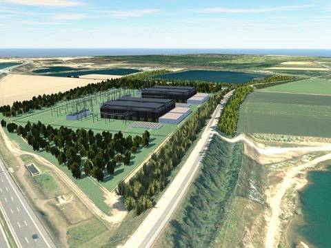  So könnte die Stromkonverter-Anlage auf der Kaarster Dreiecksfläche aussehen.  