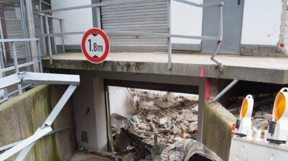 An dieser Selle am Rheinwallgraben soll auch die Zufahrt für die neue Tiefgarage...