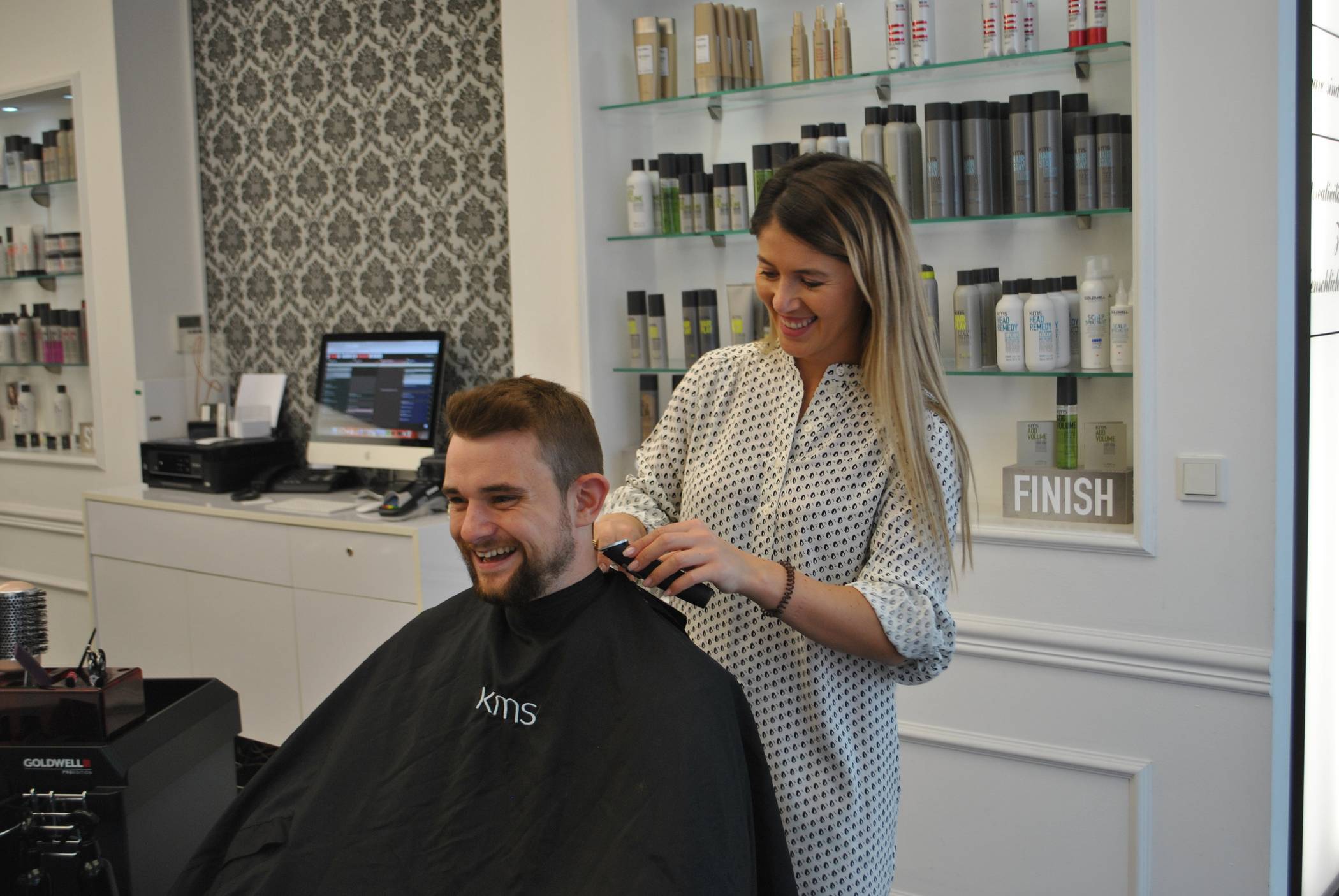  In Bianka Wenzels Salon „Die Friseure Neuss“. 