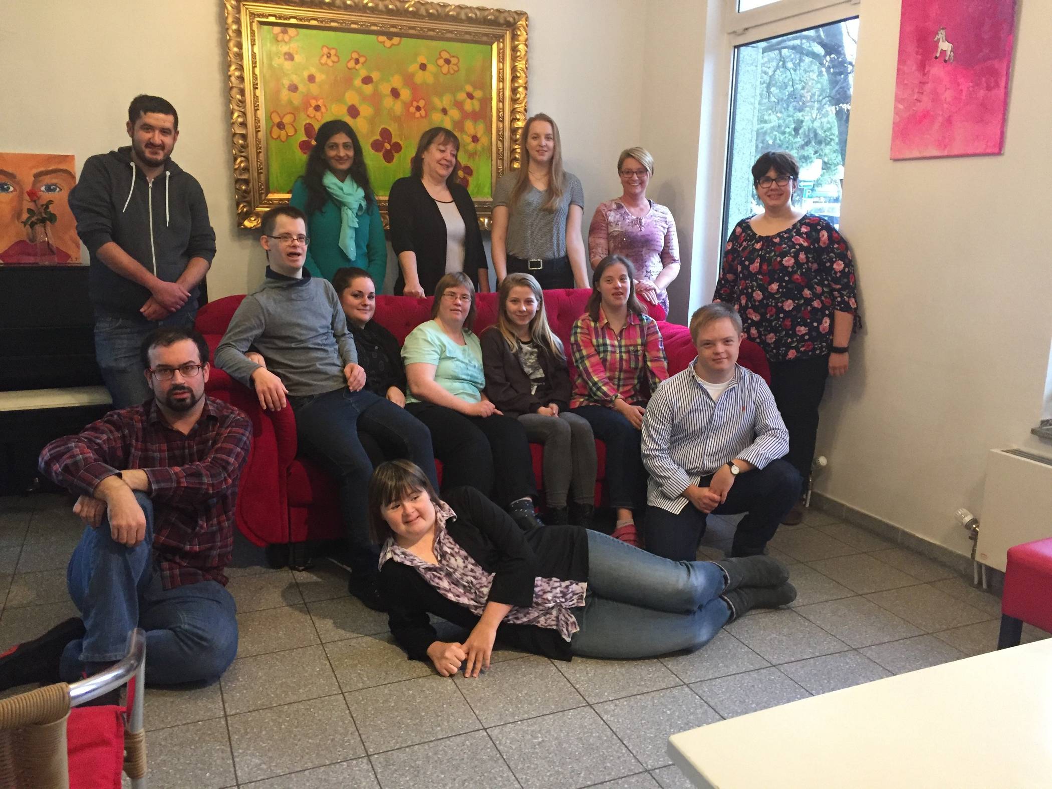 Das Kunstcafé EinBlick in Kaarst sagt Danke für Spenden