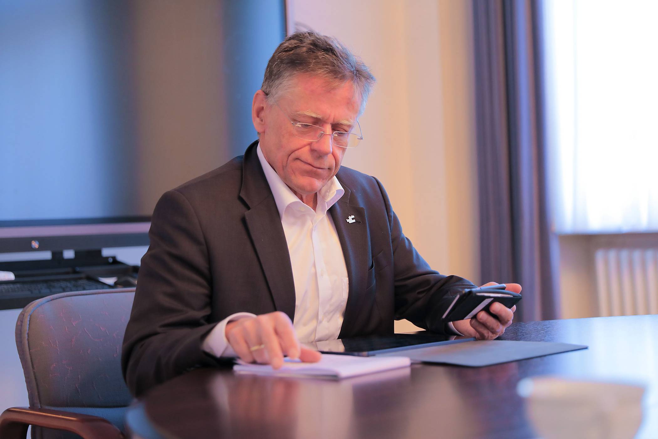  Landrat Hans-Jürgen Petrauschke betont, dass den Tests auch im Kampf gegen die Ausbreitung und die Auswirkungen der Pandemie eine zentrale Rolle zukommen 