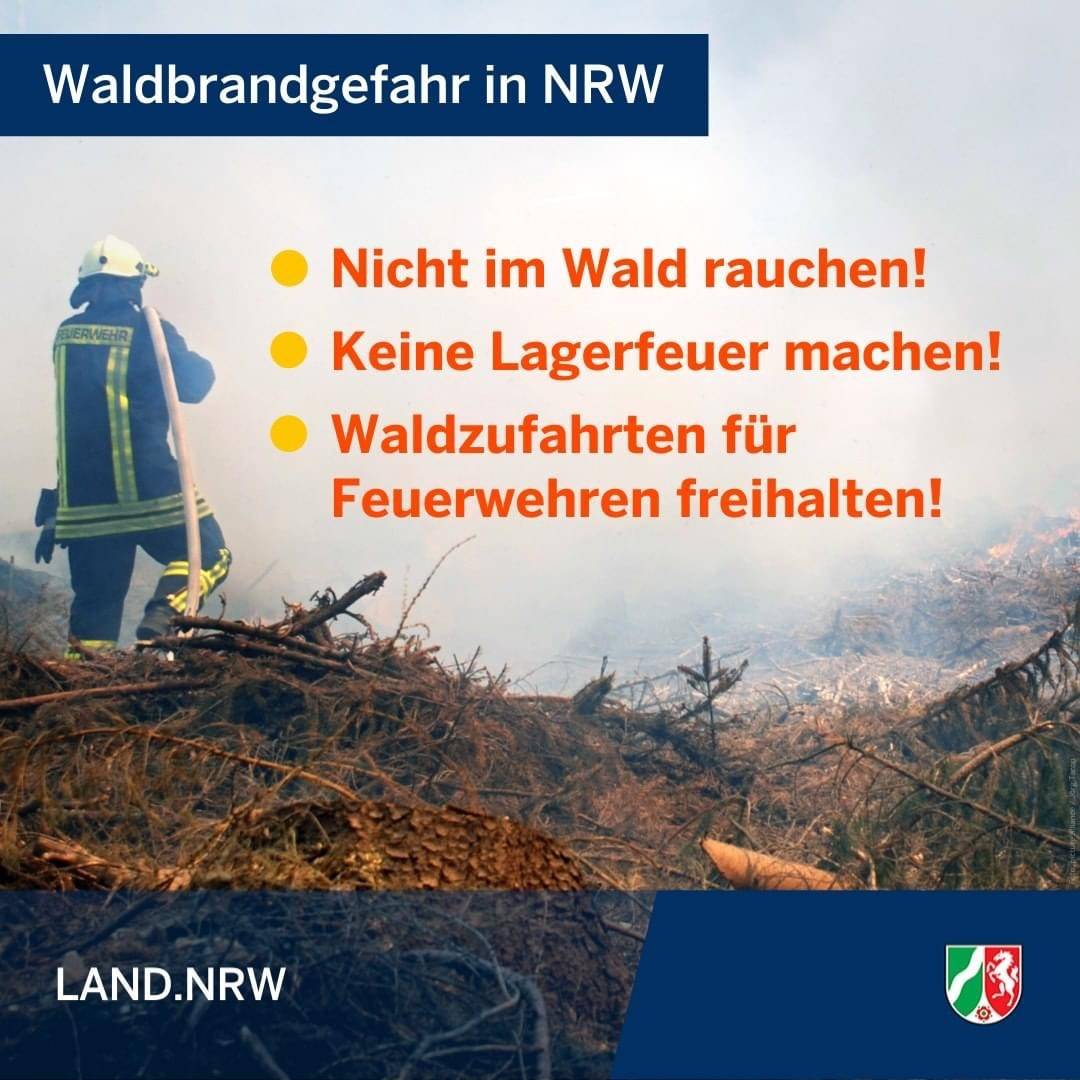 Kräfte aus dem Rhein-Kreis Neuss unterstützen erneut beim Waldbrand in Niederkrüchten