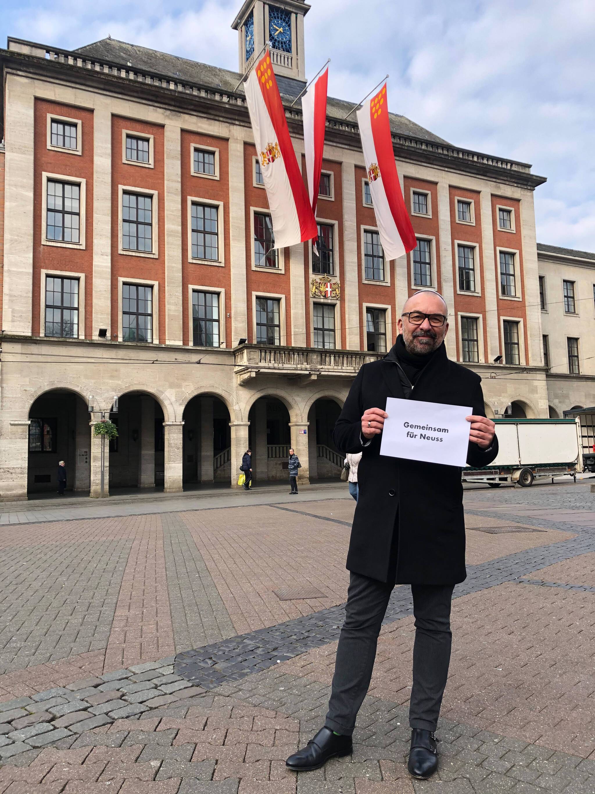 Bert Römgens von der Jüdischen Gemeinde...