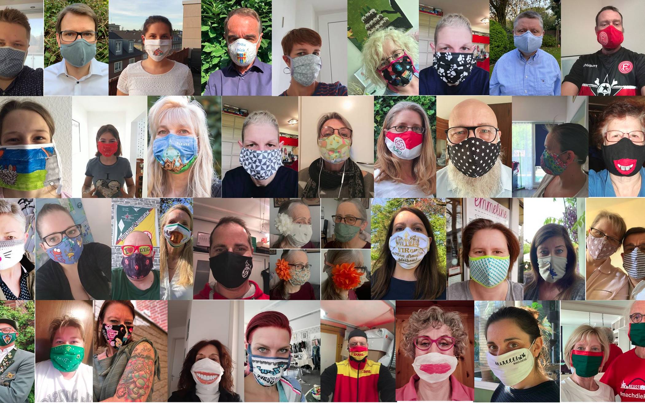 Beim Maskenwettbewerb der MIT Neuss wurden