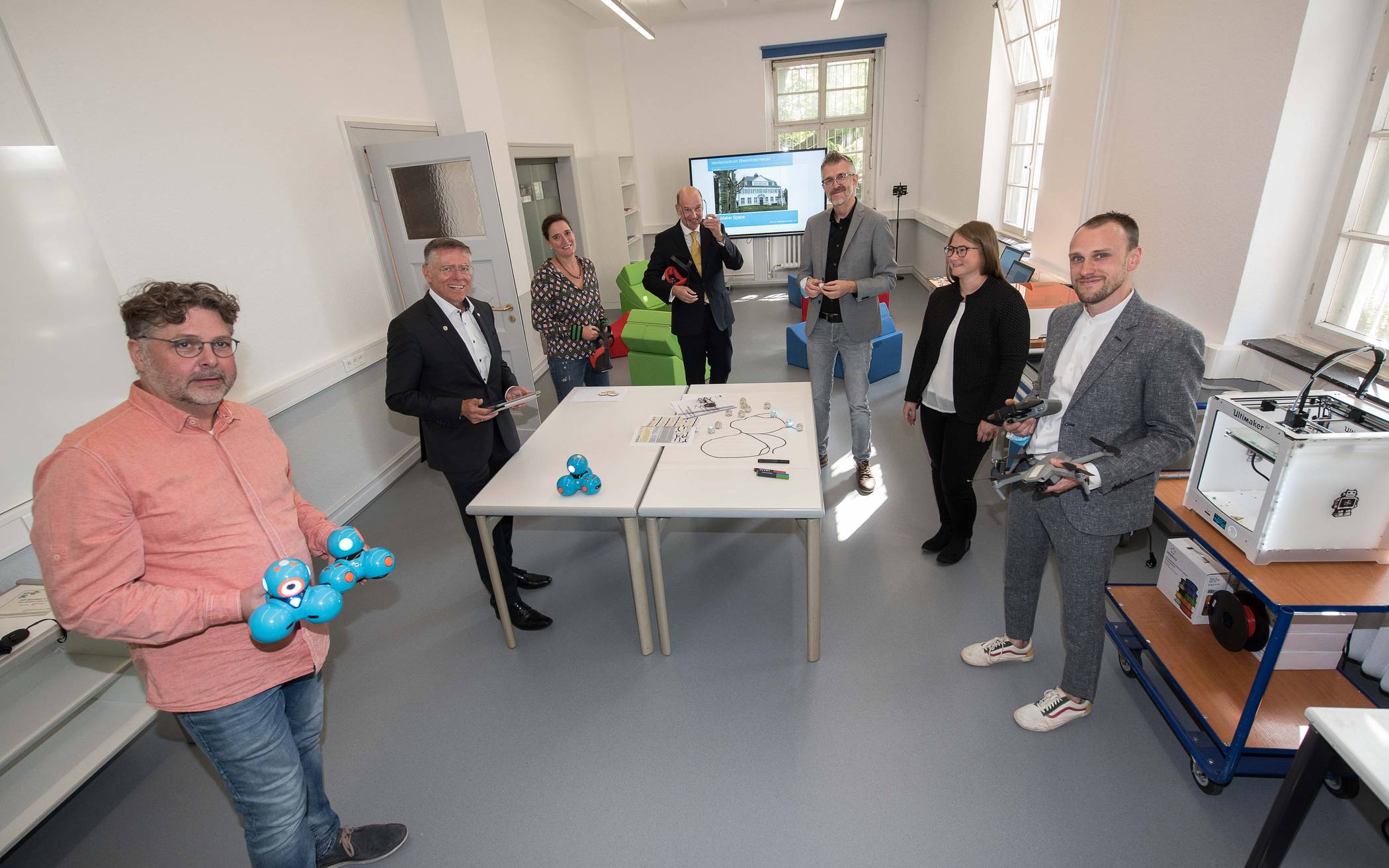 Bei der Vorstellung des Maker Space