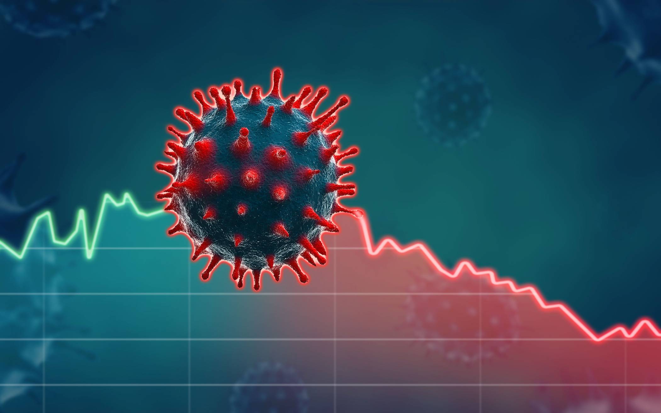Die Zahlen der Coronafälle ist wegen